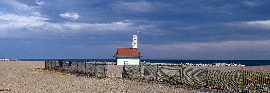 オンタリオ湖畔